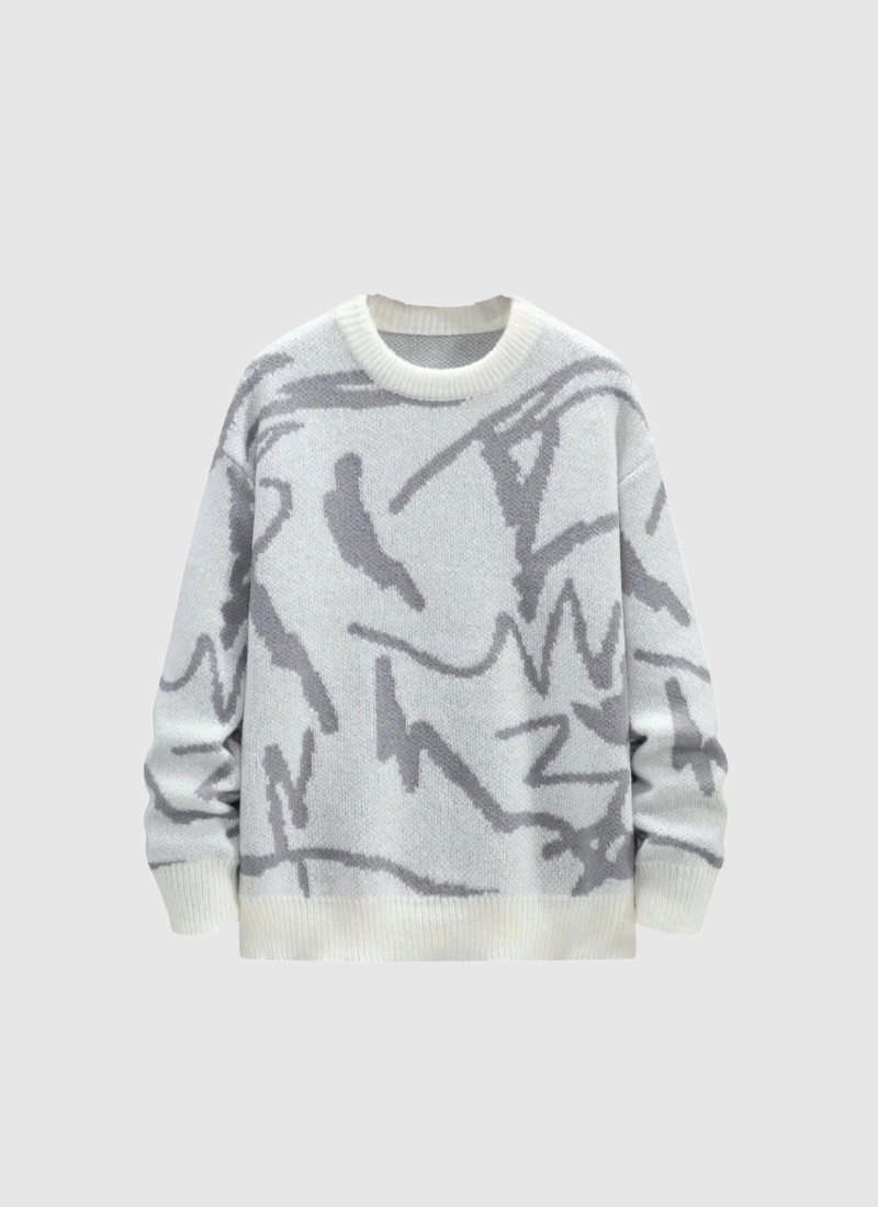 Scribble Knit Sweater