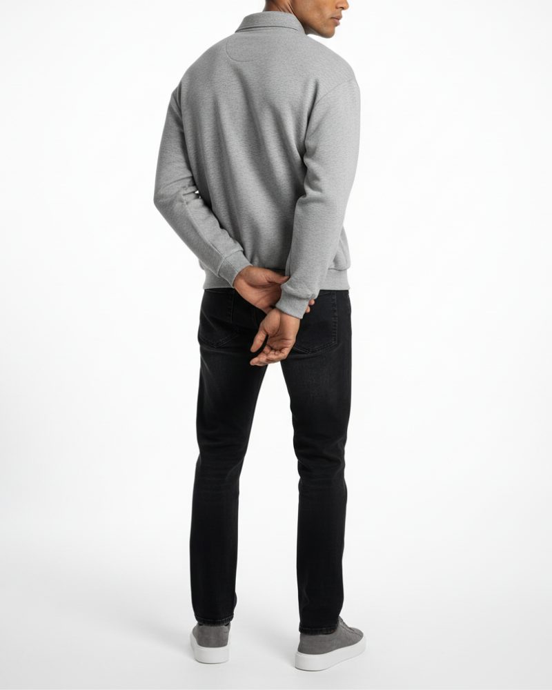 Oversized Polo Sweater