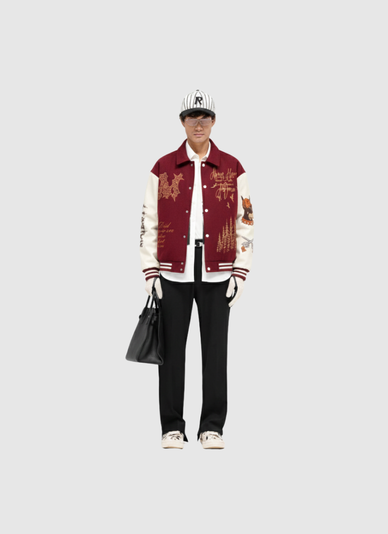 EmberPatch Varsity Jacket
