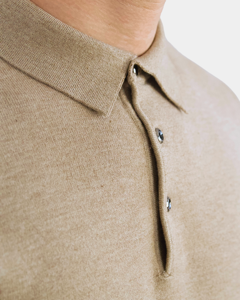 Knit Polo Sweater