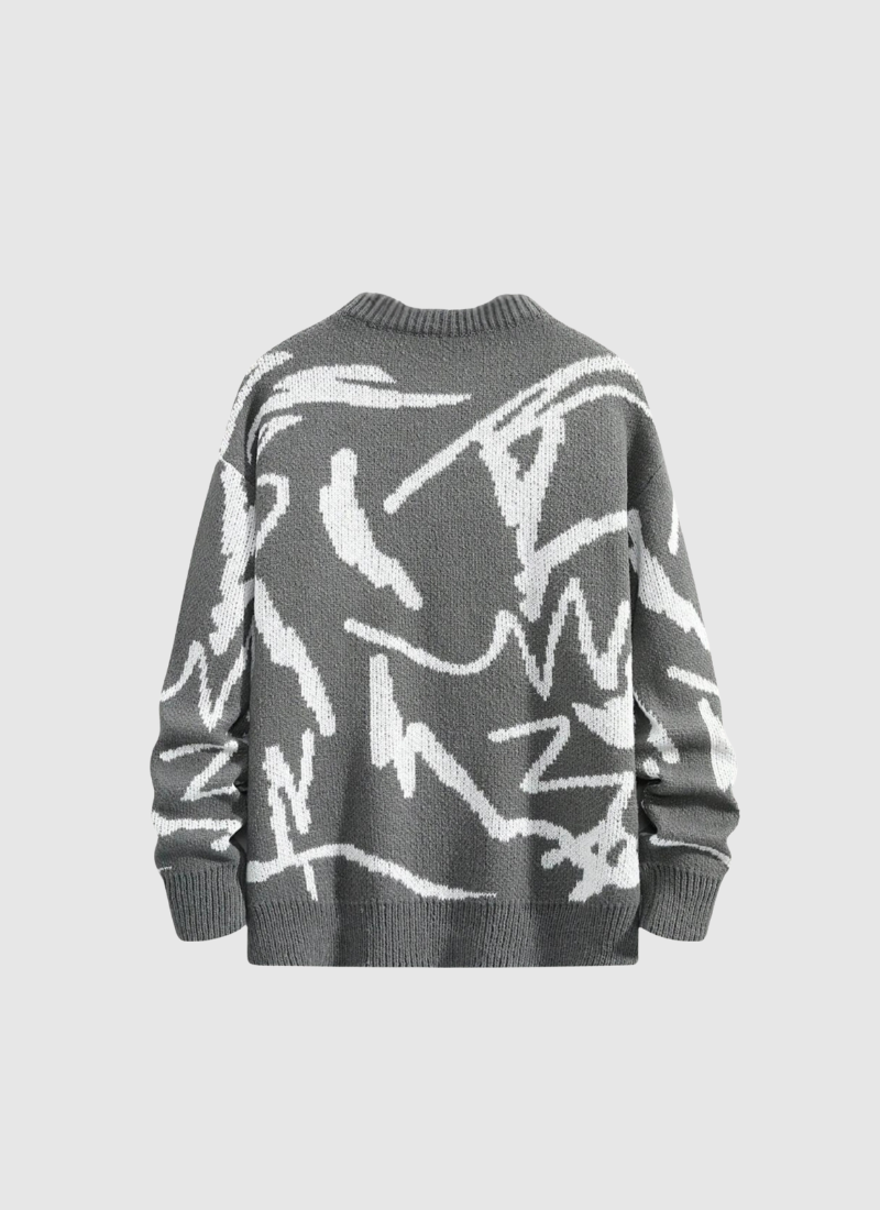 Scribble Knit Sweater