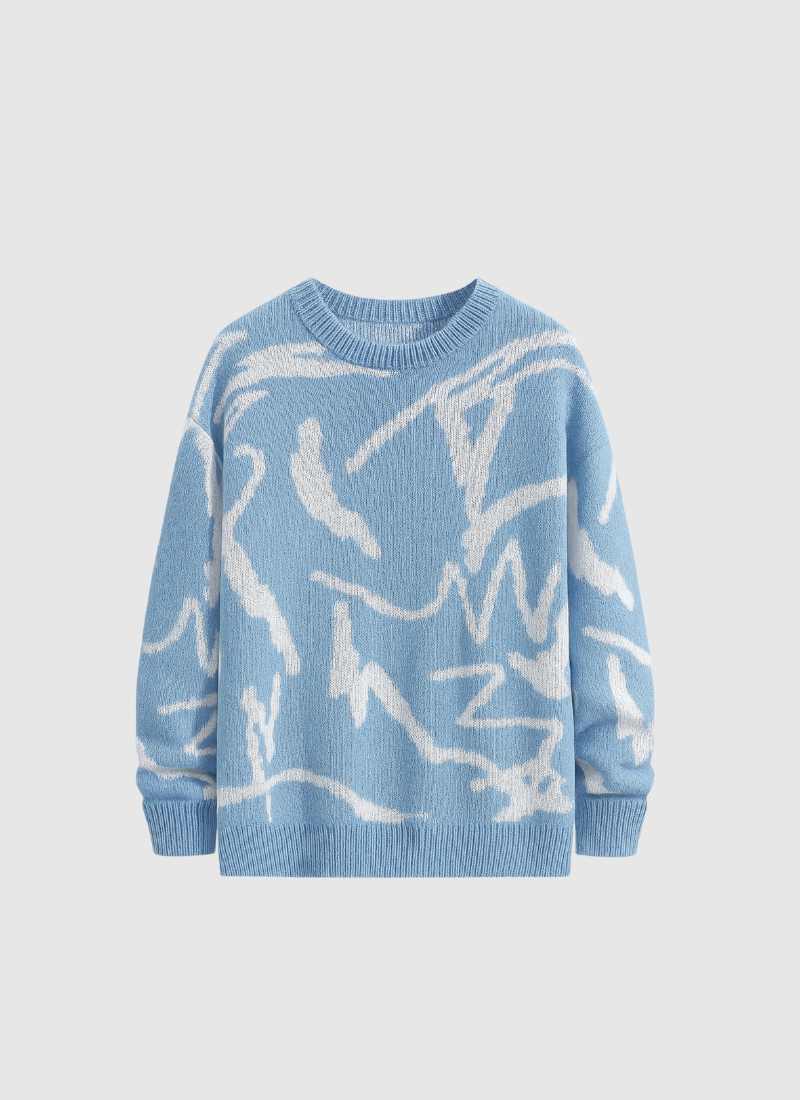 Scribble Knit Sweater
