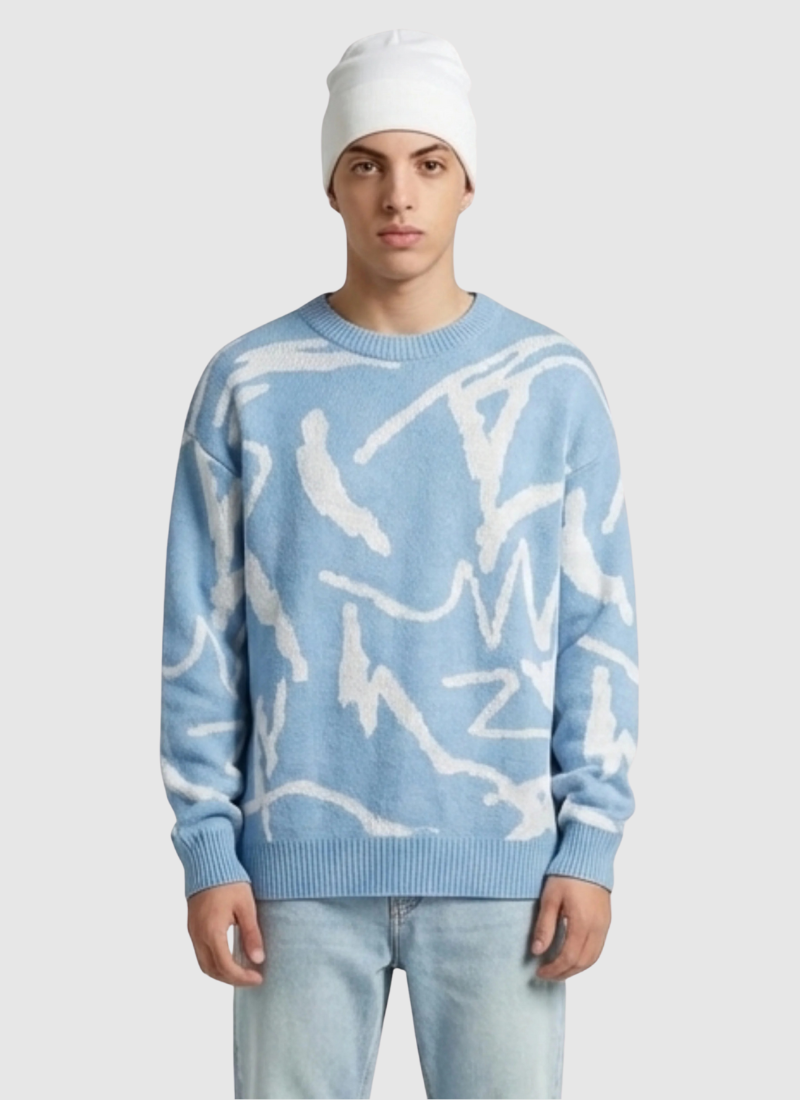 Scribble Knit Sweater