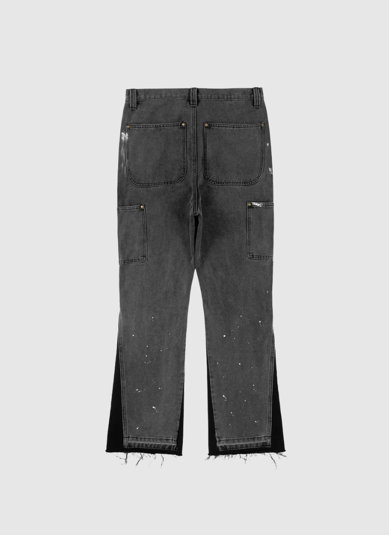 Blockshot Splatter Panel Jeans