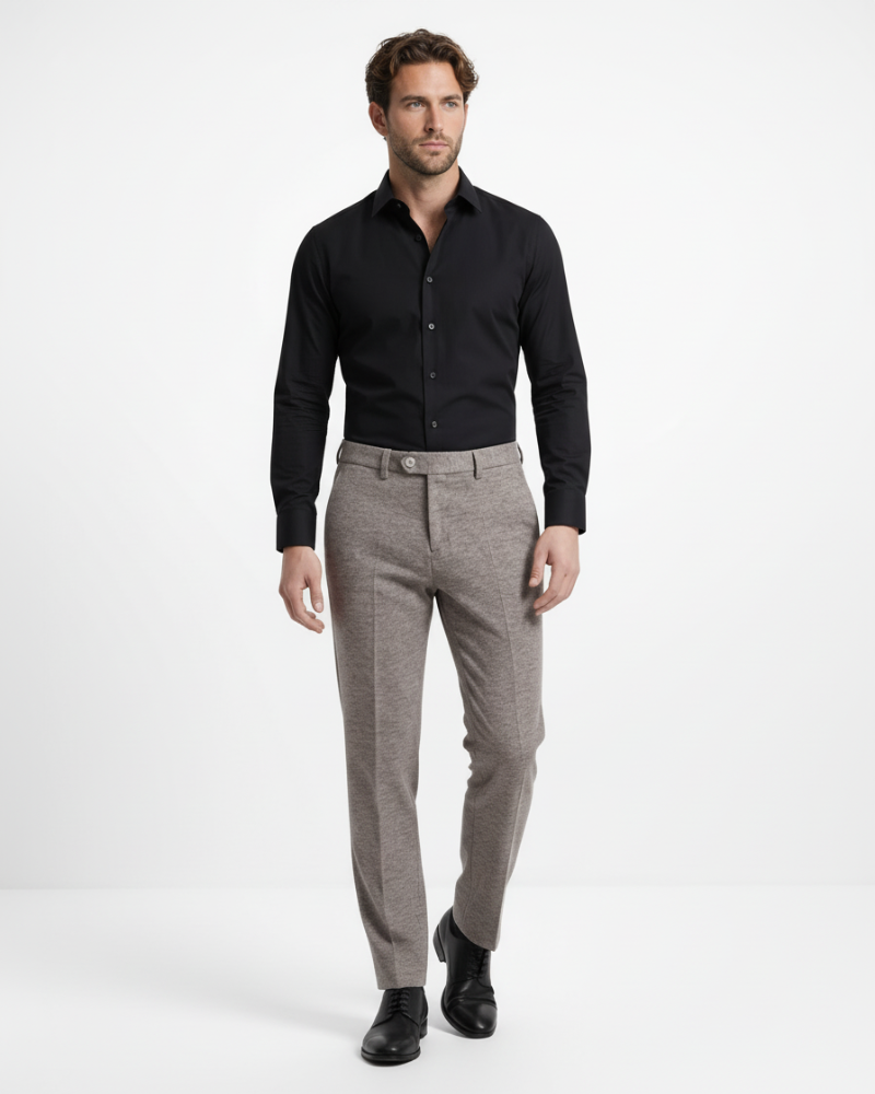 Wool-Mix Trousers