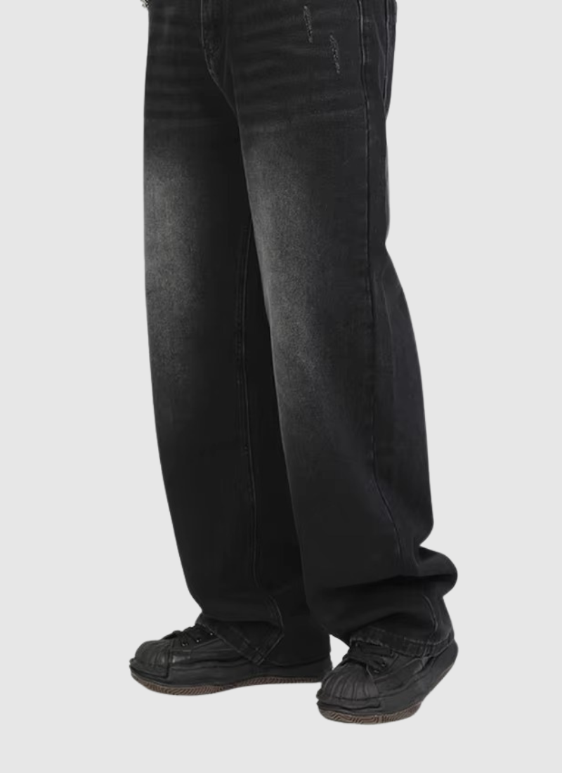 DrapeFade Straight Jeans