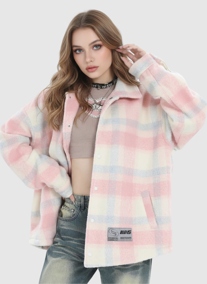 Pastel Flannel Overshirt