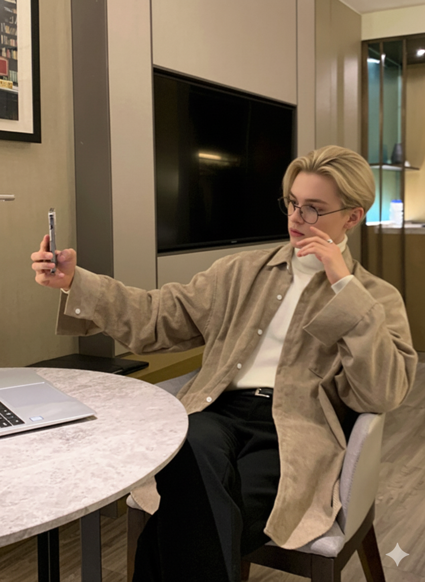 Café Route Wide-Cut Corduroy