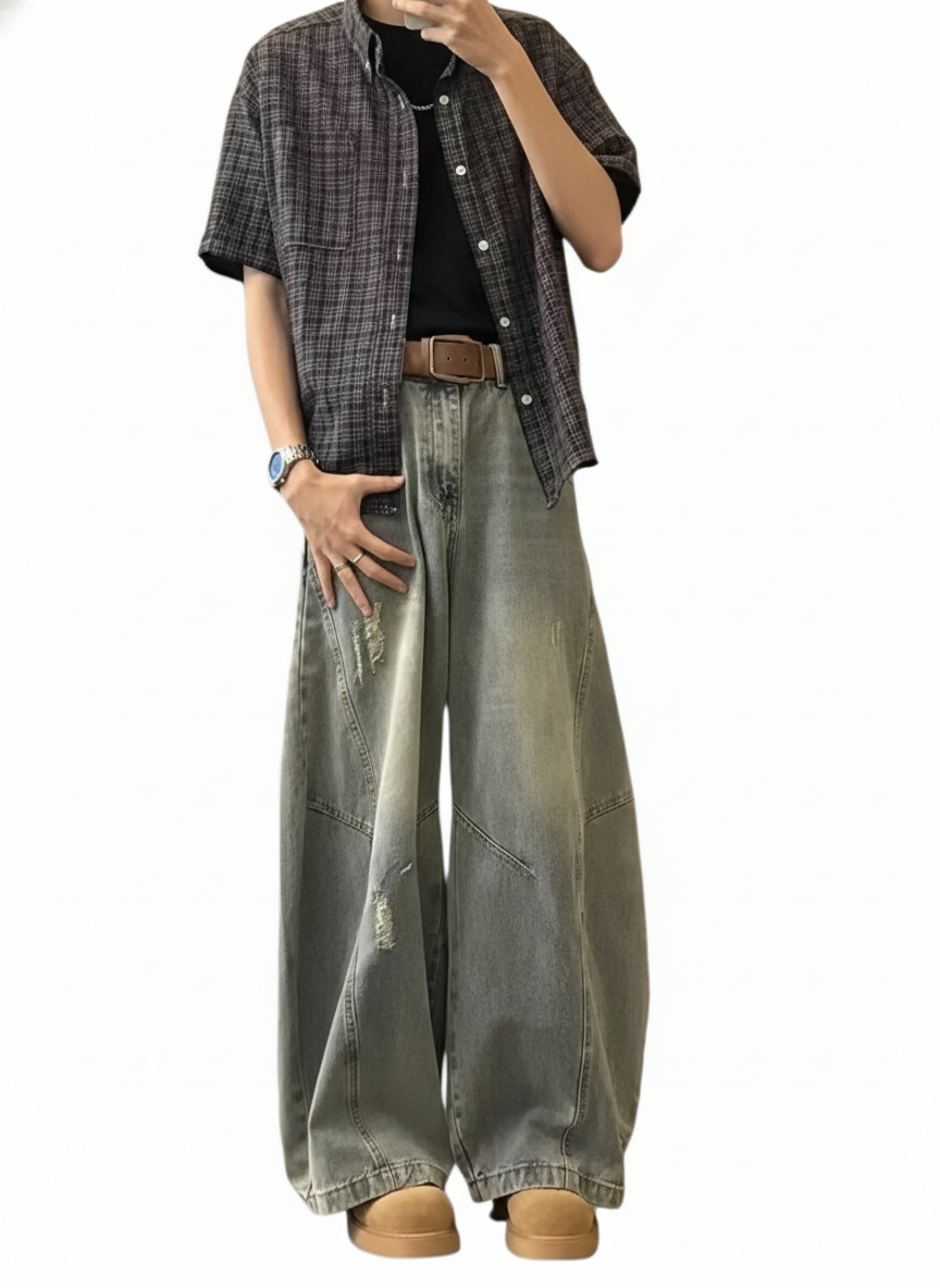 Lo-Fi Wash Mega Wide Jeans