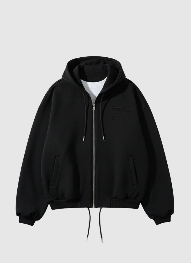 Mono Layer Oversized Zip-Up