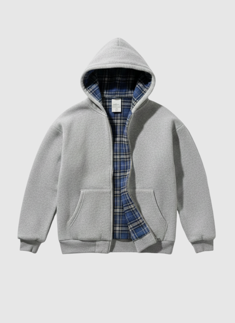 Subway Check Zip-Up