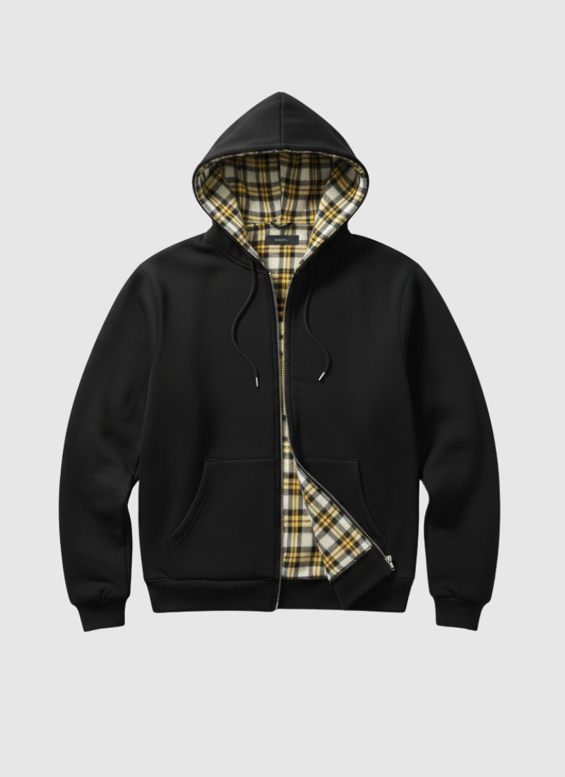Subway Check Zip-Up