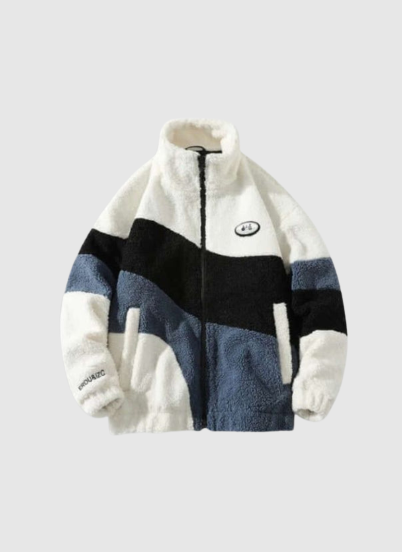 Afterglow Panel Teddy Jacket