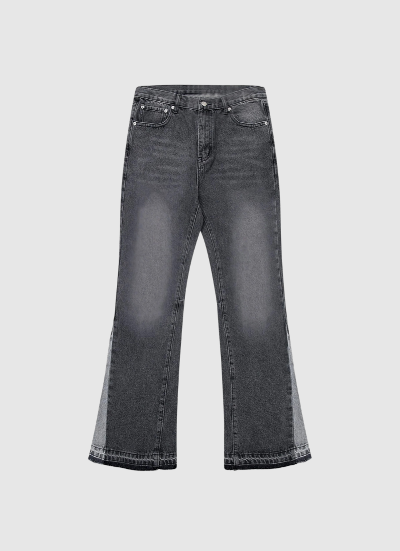 Parallel Fade Panel Jeans