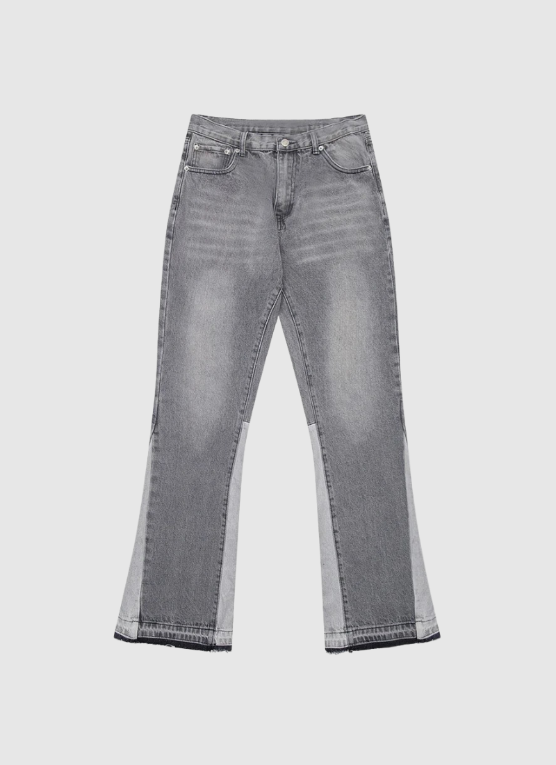 Parallel Fade Panel Jeans