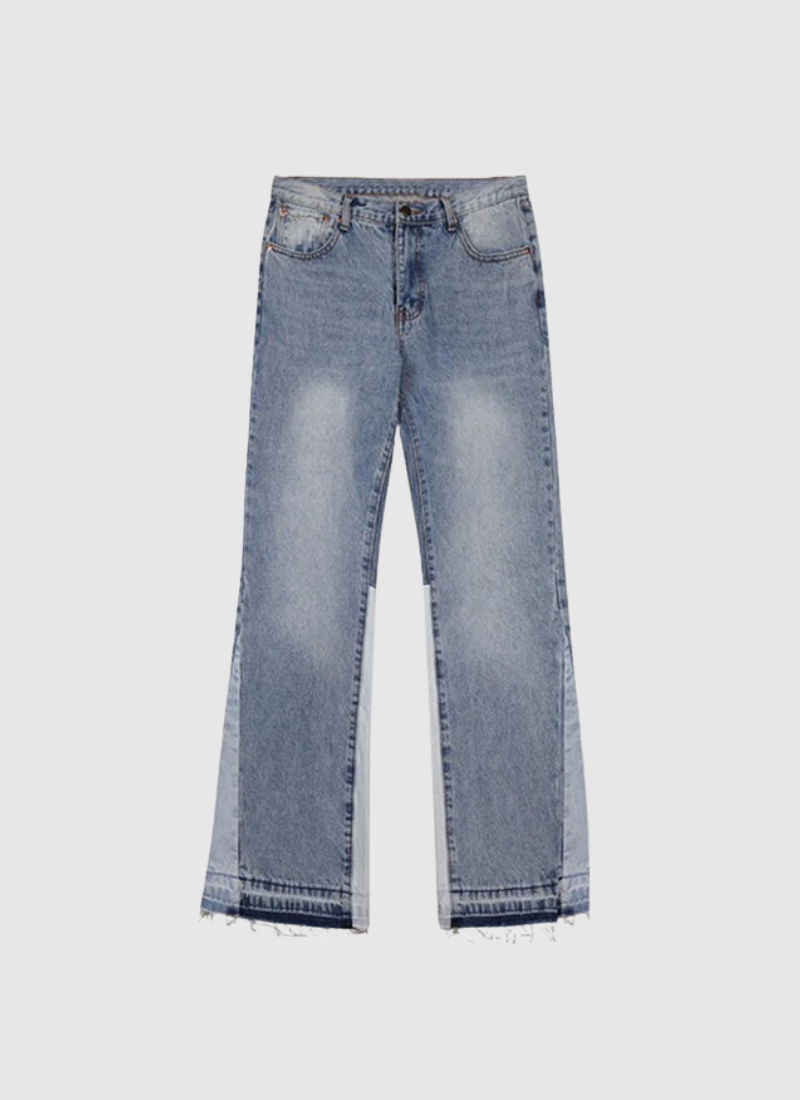 Parallel Fade Panel Jeans