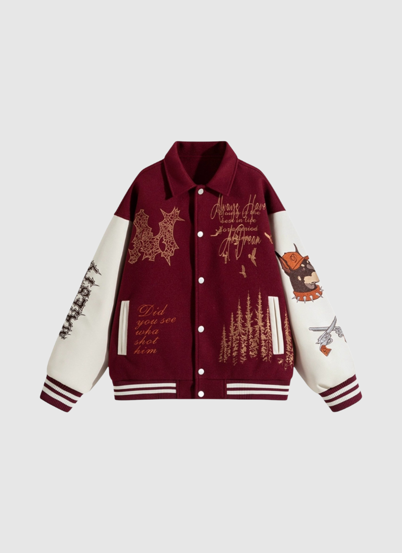 EmberPatch Varsity Jacket