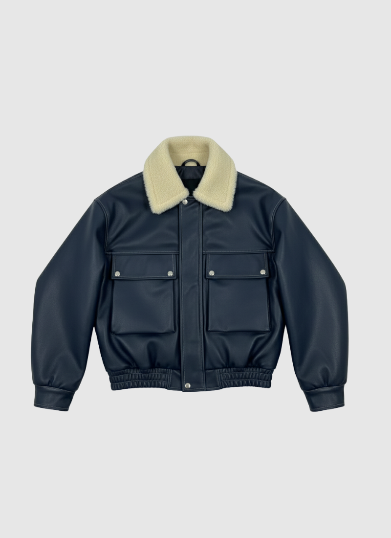 LuxeTrim Collar Jacket