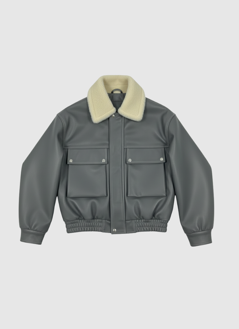 LuxeTrim Collar Jacket