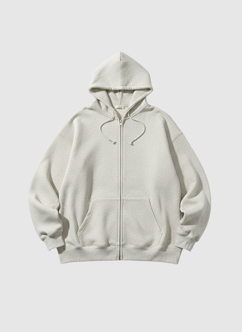 Cloudline Oversized Zip Hoodie