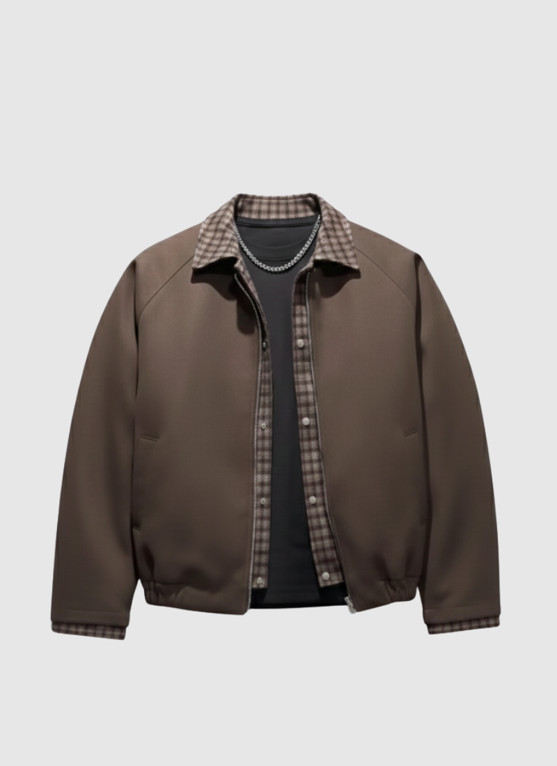 GridLayer Strapped Coach Jacket