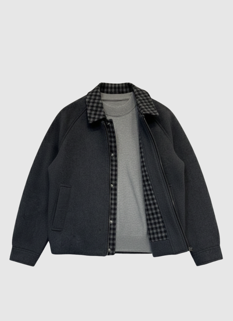 GridLayer Strapped Coach Jacket