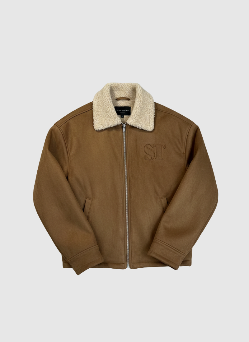Shearline Cropped Aviator Jacket