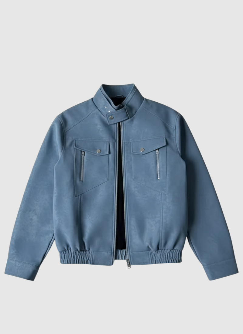 Aero Fade Suede Moto Jacket