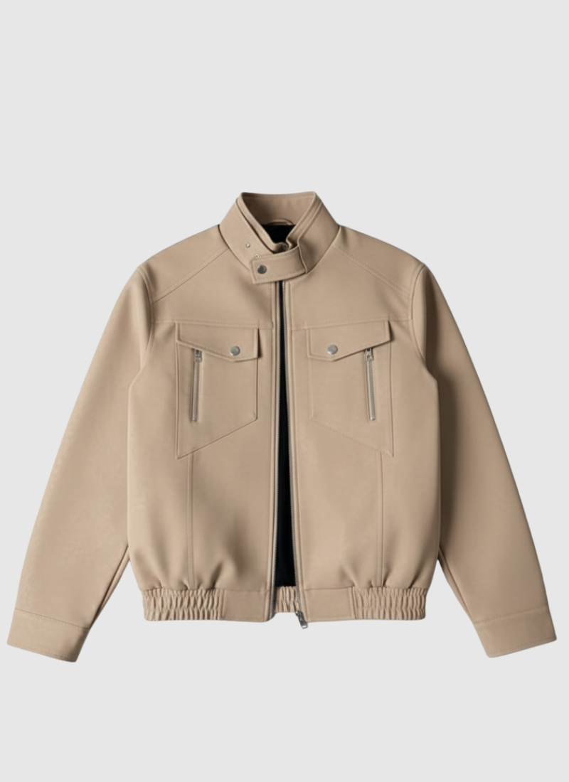 Aero Fade Suede Moto Jacket