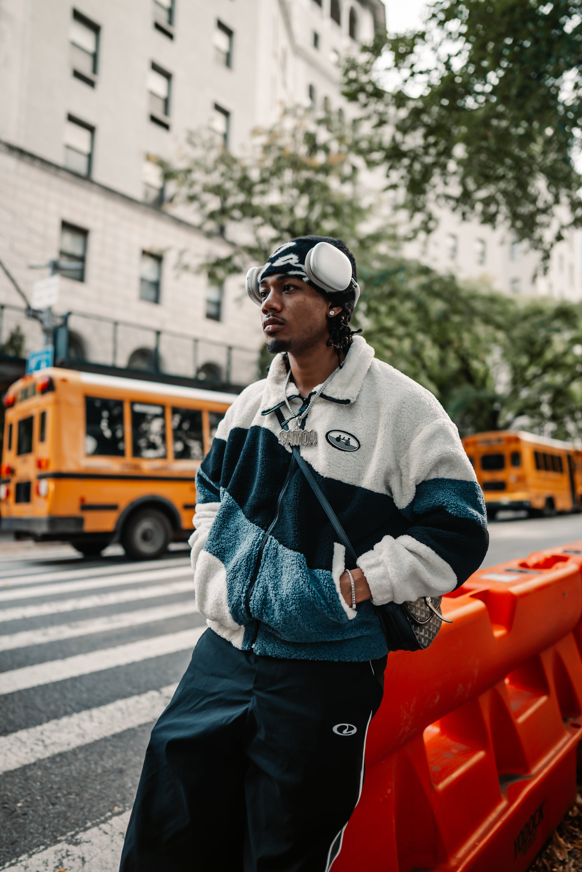 Afterglow Panel Teddy Jacket