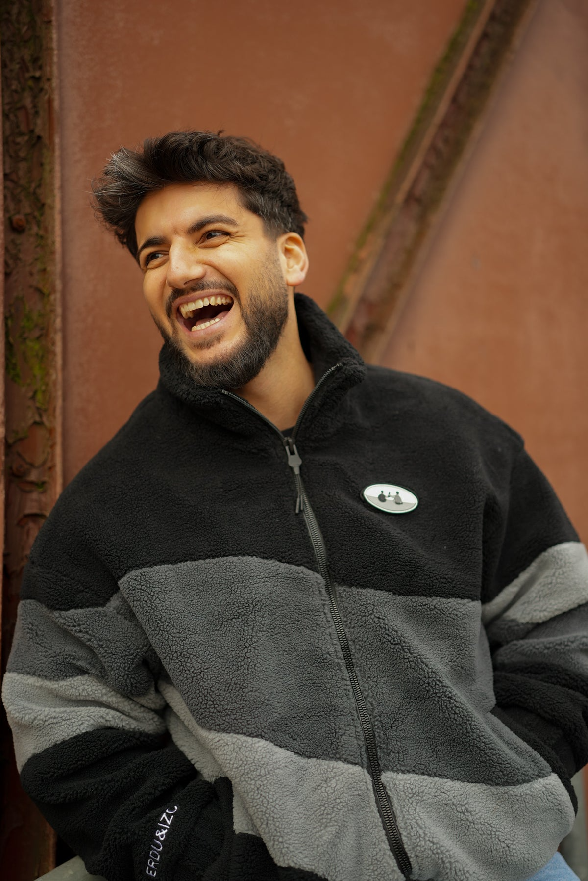 Afterglow Panel Teddy Jacket