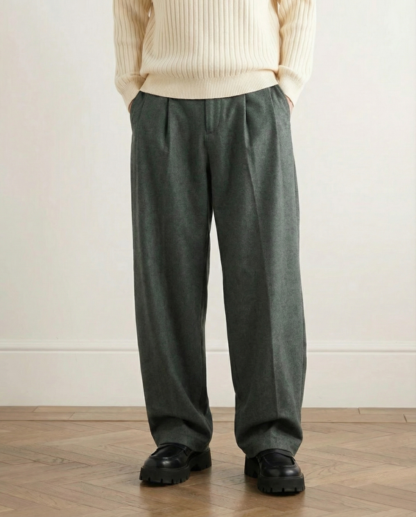 Soft Tailor Pleat Pants