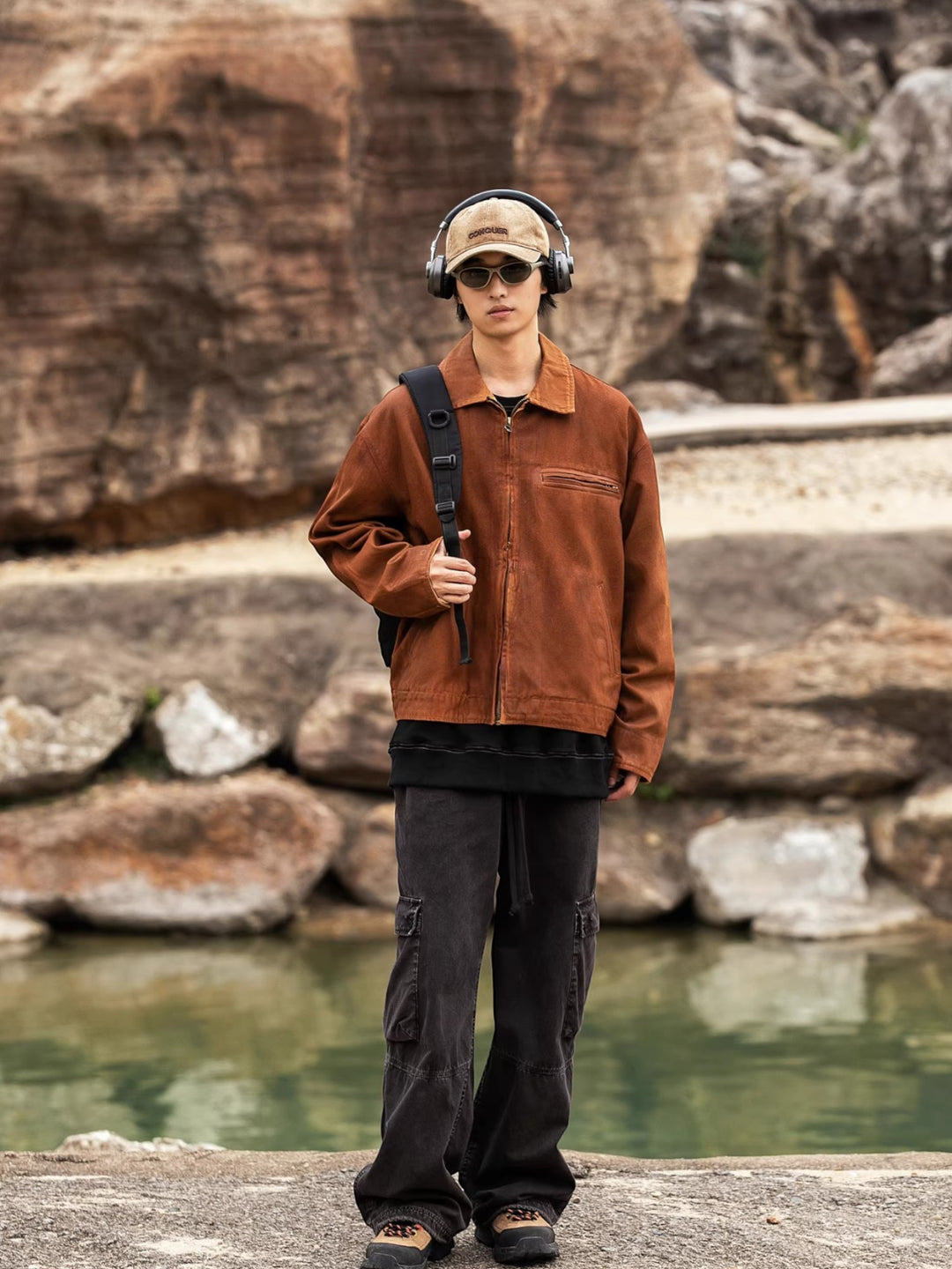 Archive Field Leather Jacket