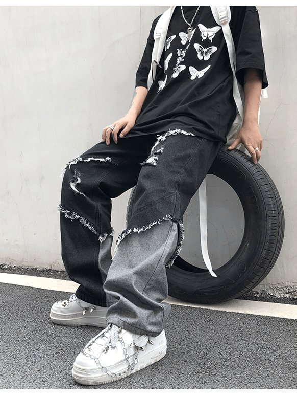 Razor Splice Two-Tone Denim