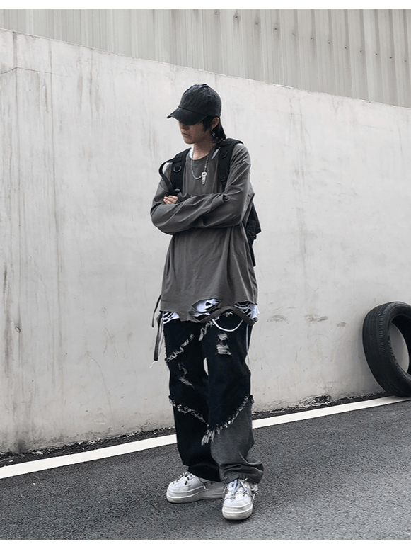 Razor Splice Two-Tone Denim