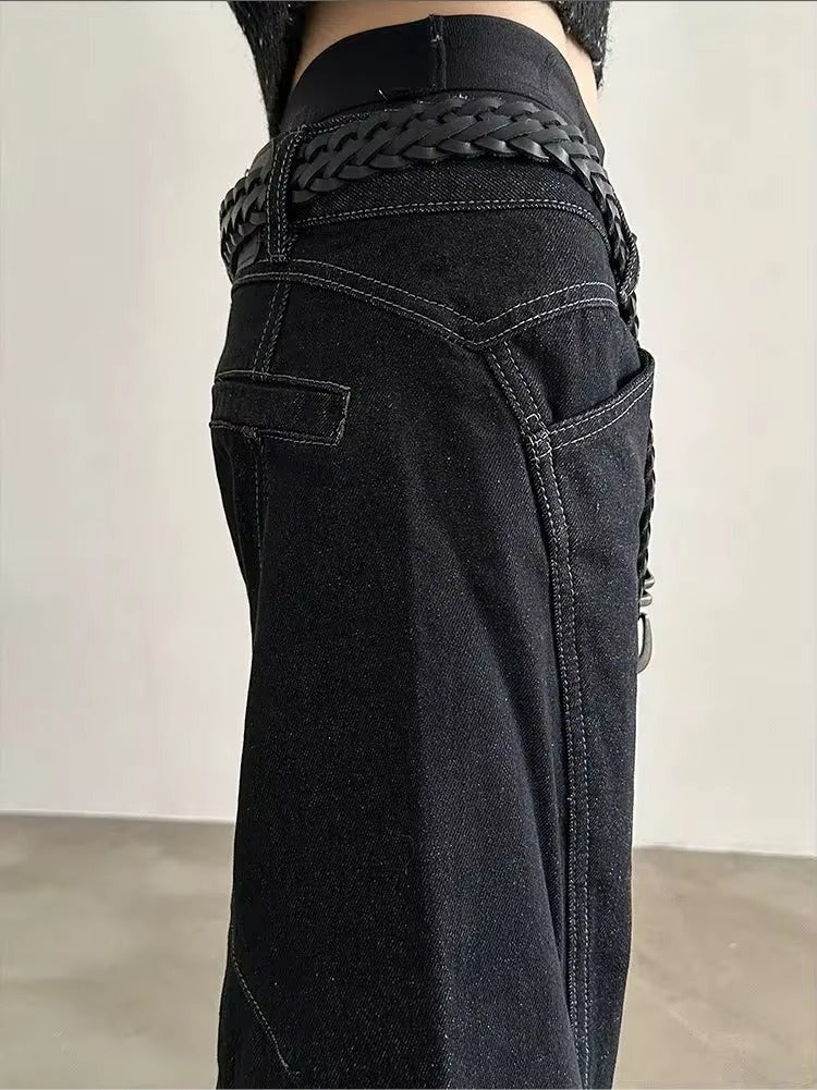 Shadow Arc Baggy Jeans