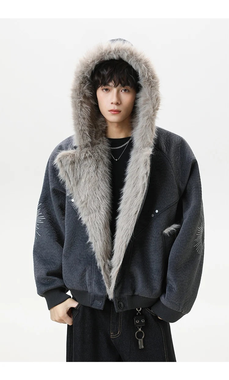 Nightwolf Shearling-Style Bomber