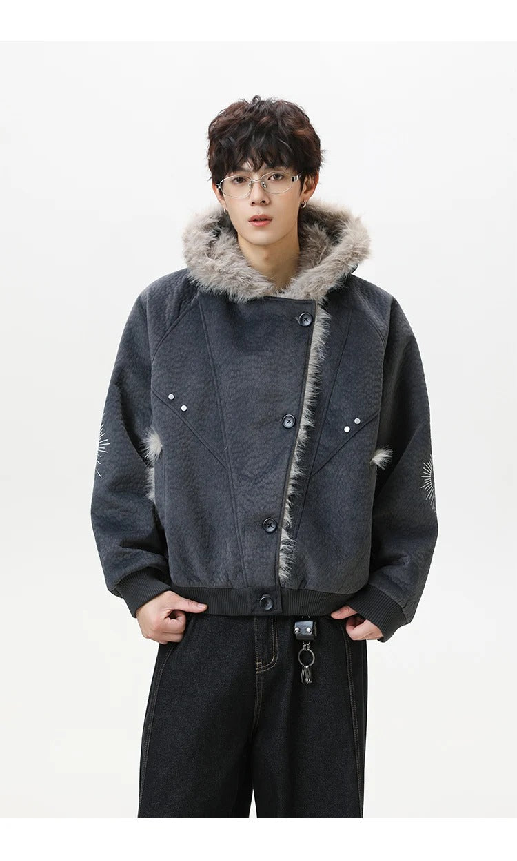 Nightwolf Shearling-Style Bomber
